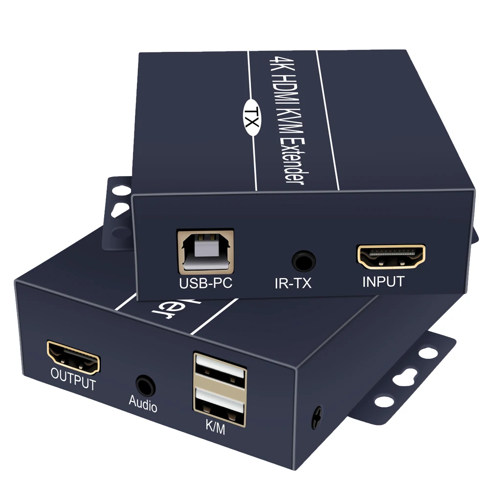 4K 120M HDMI KVM Extender Over Cat5e Cat6 with Loop Out Over RJ45 Cable Support Mouse&Keyboard Transmitter Receiver For HDTV DVD
4K 120M HDMI KVM Extender Over Cat5e Cat6 with Loop Out Over RJ45 Cable Support Mouse&Keyboard Transmitter Receiver For HDTV DVD