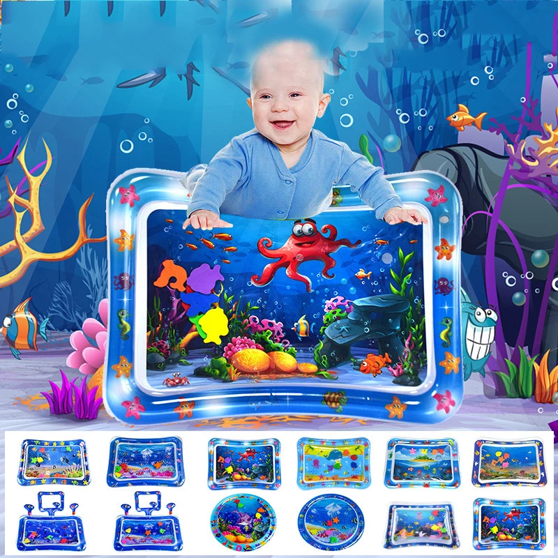 Baby Water Play Mat Tummy Time Toys For Newborns Playmat PVC Toddler Fun Activity Inflatbale Mat Infant Toys Seaworld Carpet
Baby Water Play Mat Tummy Time Toys For Newborns Playmat PVC Toddler Fun Activity Inflatbale Mat Infant Toys Seaworld Carpet