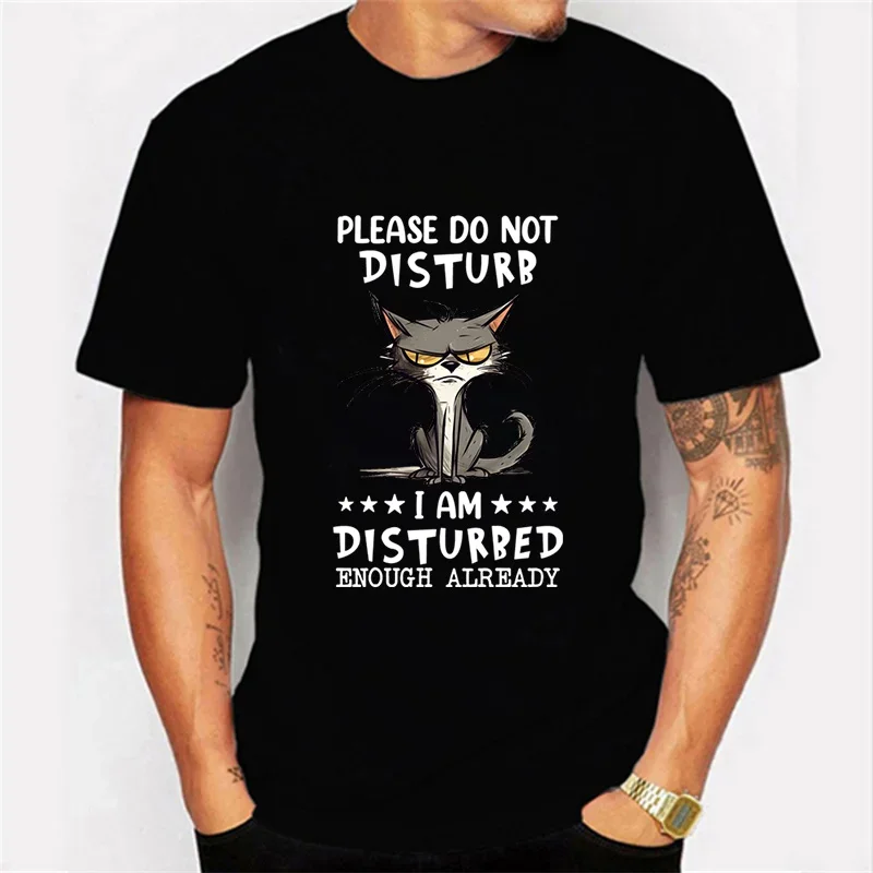 Men's T-shirt Please Do Not Disturb I Am Disturbed Enough Already Kawaii T Shirt Men Women Tshirt Angry Cat Male Classic T-shirt
Men's T-shirt Please Do Not Disturb I Am Disturbed Enough Already Kawaii T Shirt Men Women Tshirt Angry Cat Male Classic T-shirt