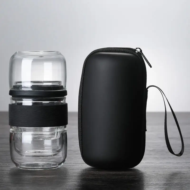 Pot with Portable Case Glass Teacups with Infuser for Travel Home Tea Leaves Container Tea
Pot with Portable Case Glass Teacups with Infuser for Travel Home Tea Leaves Container Tea