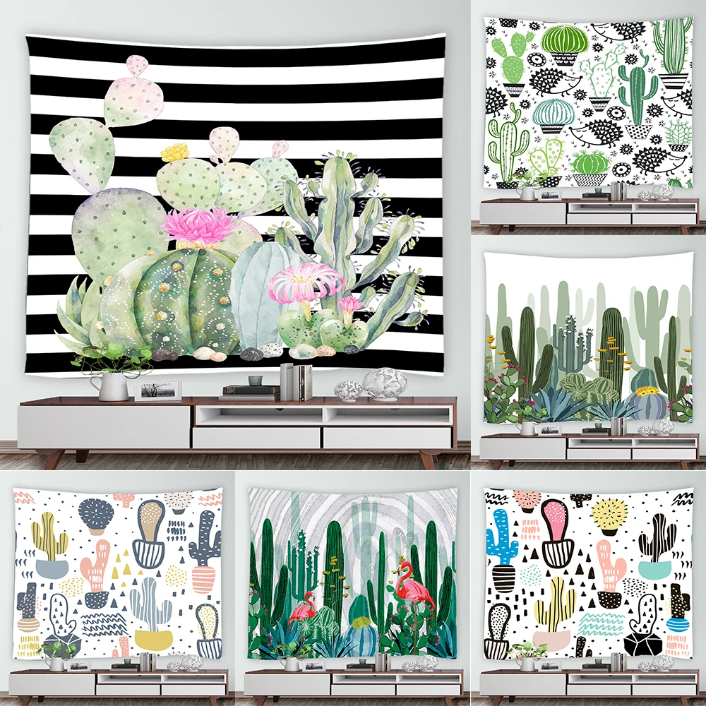 Tropical Cactus Green Plant Print Pattern Tapestry Home Living Room Bedroom Wall Decor Background Cloth Tapestry
Tropical Cactus Green Plant Print Pattern Tapestry Home Living Room Bedroom Wall Decor Background Cloth Tapestry