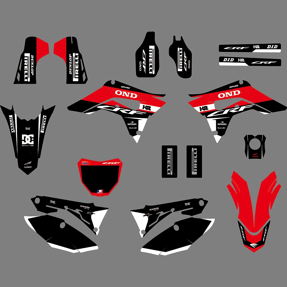 Fairing Stickers for Honda CRF450R 2017 - 2020 CRF250R 2018 - 2021 Full Graphics Decals CRF 450R 250R CRF 450 250 R
Fairing Stickers for Honda CRF450R 2017 - 2020 CRF250R 2018 - 2021 Full Graphics Decals CRF 450R 250R CRF 450 250 R