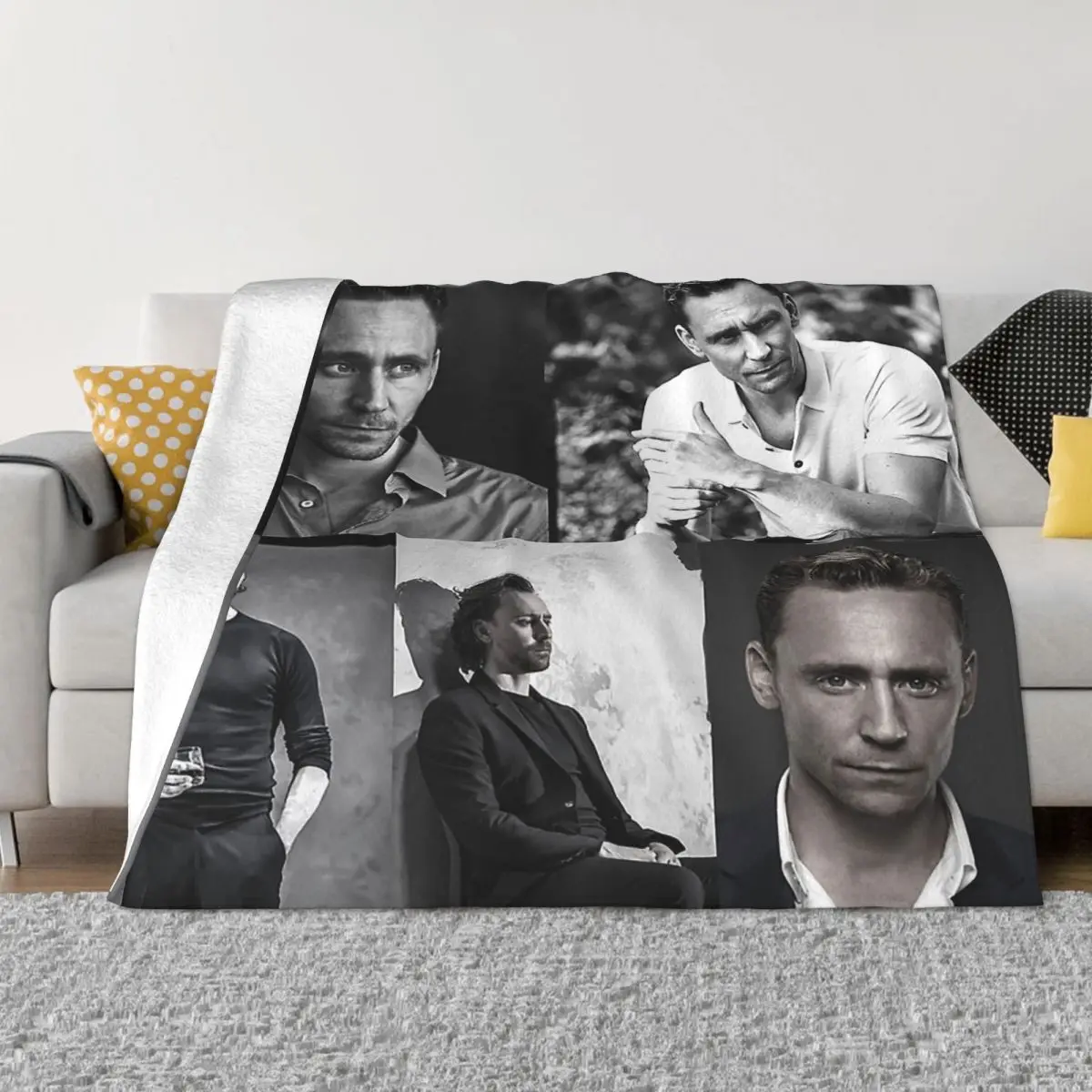 Tom Hiddleston Plaid Blankets Sofa Cover Velvet All Season Actor Collage Breathable Soft Throw Blankets for Bed Travel Quilt
Tom Hiddleston Plaid Blankets Sofa Cover Velvet All Season Actor Collage Breathable Soft Throw Blankets for Bed Travel Quilt