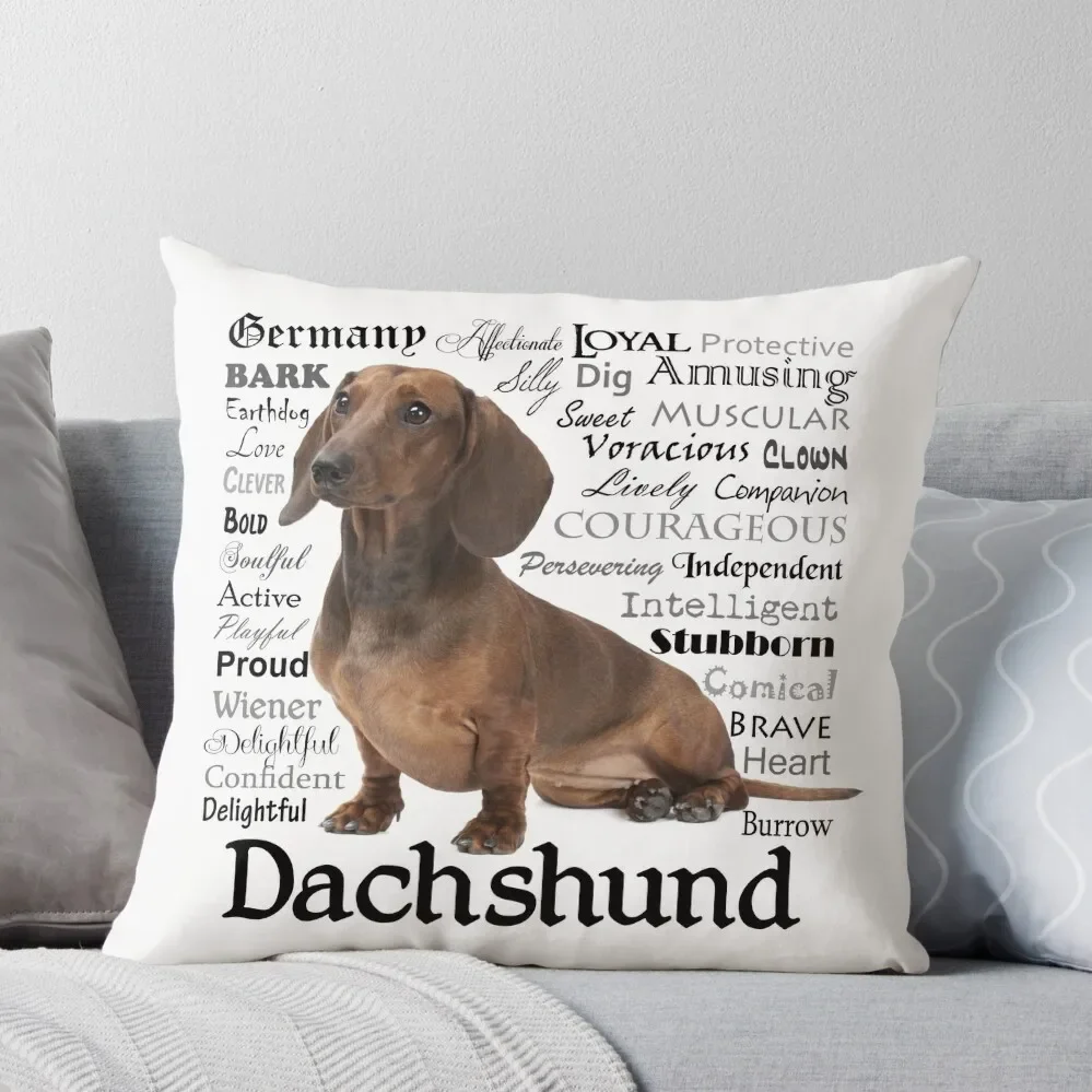 Dachshund Traits Throw Pillow Luxury Cushion Cover Sofa Pillow Cover Decorative Cushion Cover
Dachshund Traits Throw Pillow Luxury Cushion Cover Sofa Pillow Cover Decorative Cushion Cover