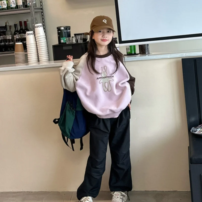 Girls Hoodies Sweatshirts Cotton Tops Overcoat 2024 Graceful Spring Autumn Windproof Kids Long Sleeve Children's Clothing
Girls Hoodies Sweatshirts Cotton Tops Overcoat 2024 Graceful Spring Autumn Windproof Kids Long Sleeve Children's Clothing