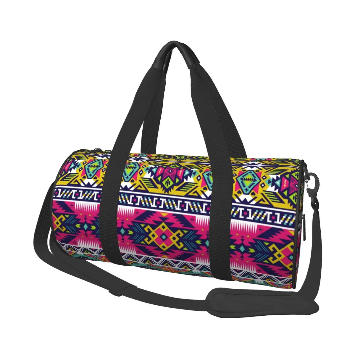 

Племенные спортивные сумки Eagle, неоновые цвета, геометрический чемодан, спортивная сумка большой емкости, ранцы для мужчин и женщин, дизайнерская оксфордская сумка для фитнеса