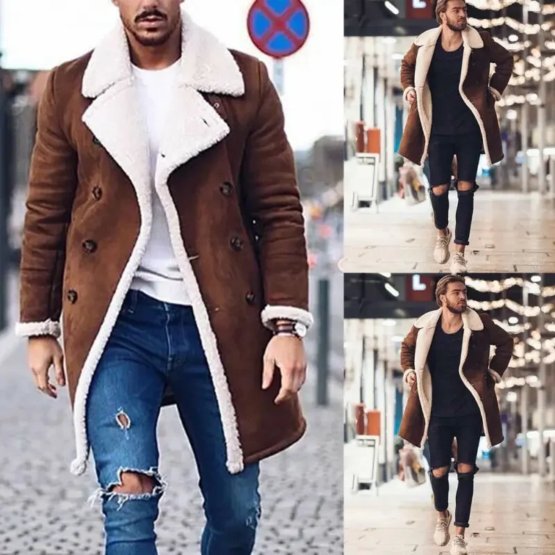 Winter Faux Fur Jacket Plus Size 4XL Mens Jackets Men Faux Fur Thick Warm Lambswool Suede Jacket Long Thicken Parka Lot
Winter Faux Fur Jacket Plus Size 4XL Mens Jackets Men Faux Fur Thick Warm Lambswool Suede Jacket Long Thicken Parka Lot