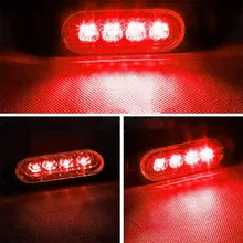 2x LED Side Marker Lights 12-24V Red Clearance Trailer Truck RV LED Light Lamp Waterproof Signal Lamp Outdoor Safety Warning
2x LED Side Marker Lights 12-24V Red Clearance Trailer Truck RV LED Light Lamp Waterproof Signal Lamp Outdoor Safety Warning