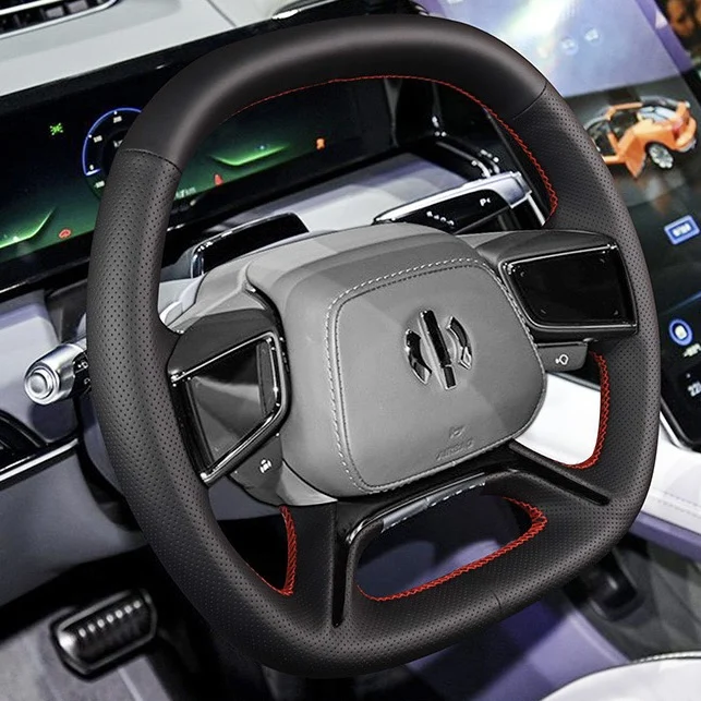 For HiPhi X Stitch Leather Sport DIY Hand Sewn Steering Wheel Cover Interior Cover
For HiPhi X Stitch Leather Sport DIY Hand Sewn Steering Wheel Cover Interior Cover