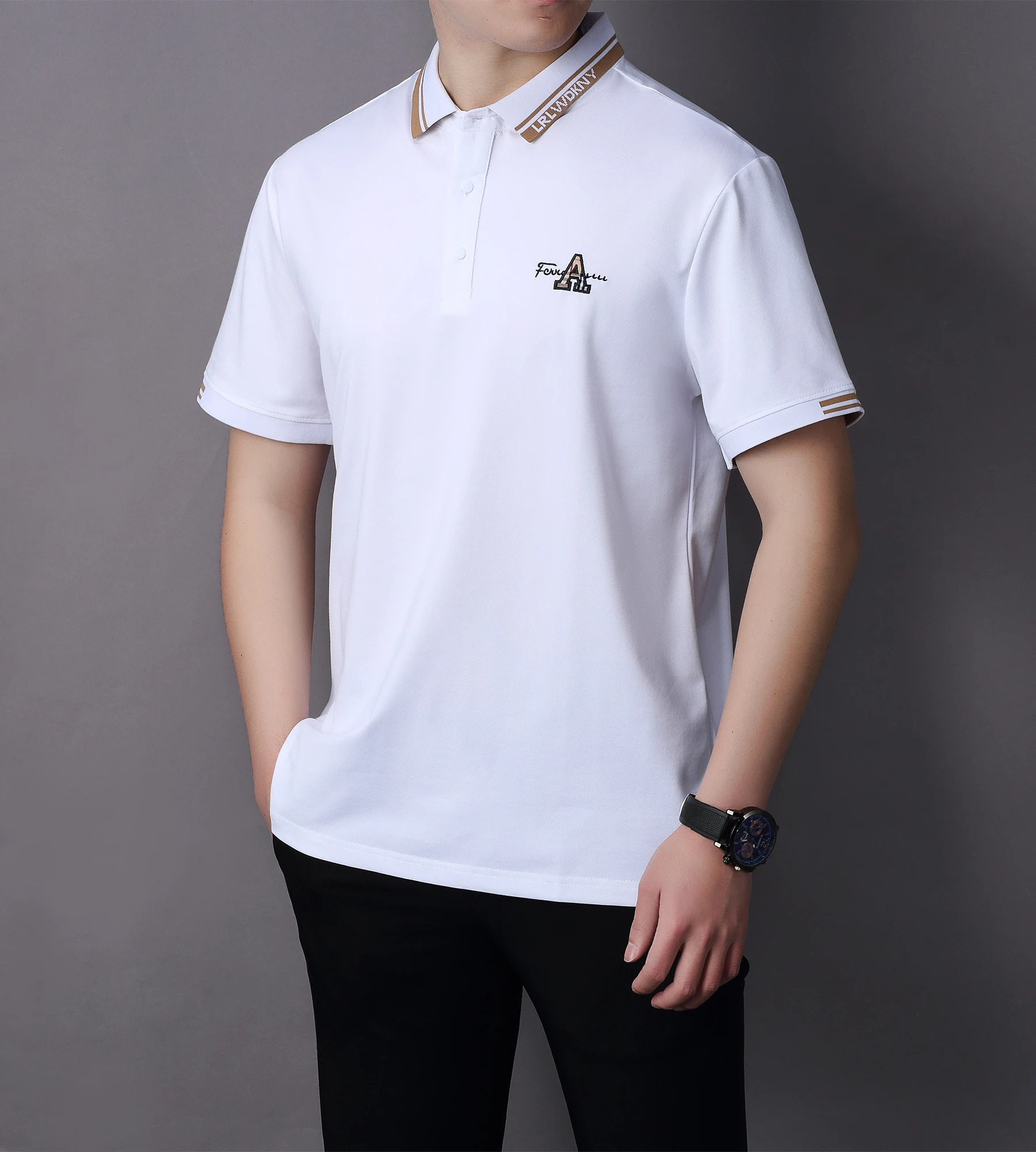 AISHUNP Polo T Shirt for Men Short Sleeve Embroidered Letter Cotten Summer 2023 Casual Golf Man Clothing
AISHUNP Polo T Shirt for Men Short Sleeve Embroidered Letter Cotten Summer 2023 Casual Golf Man Clothing