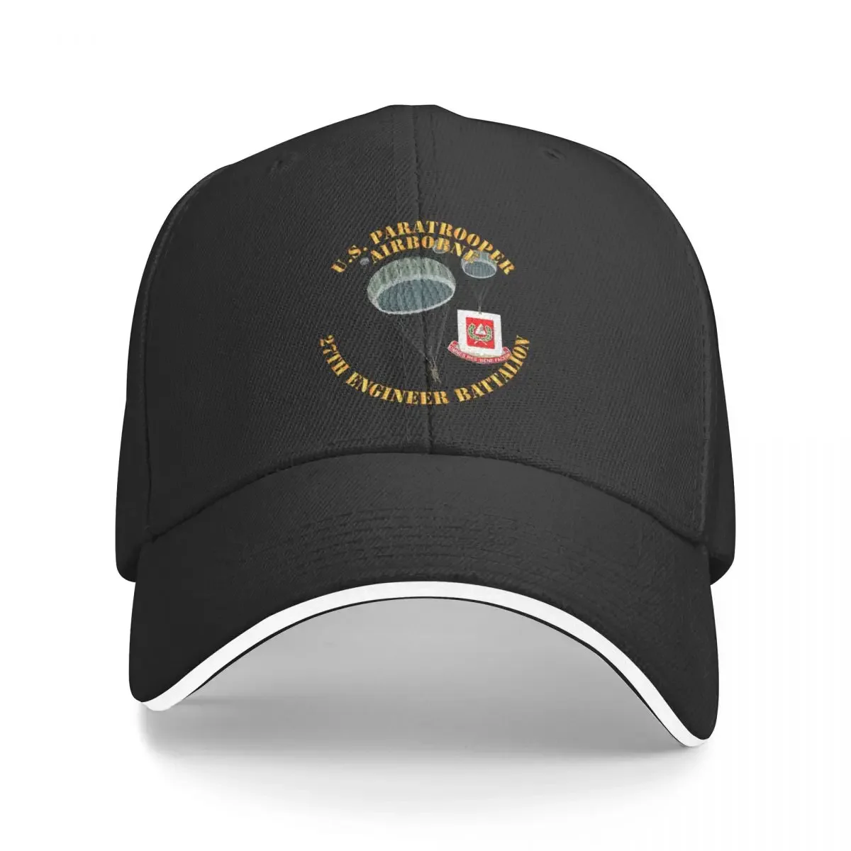 

Army - United States Paratrooper - 27th Engineer Battalion Baseball Cap cute Big Size Hat Male Women's