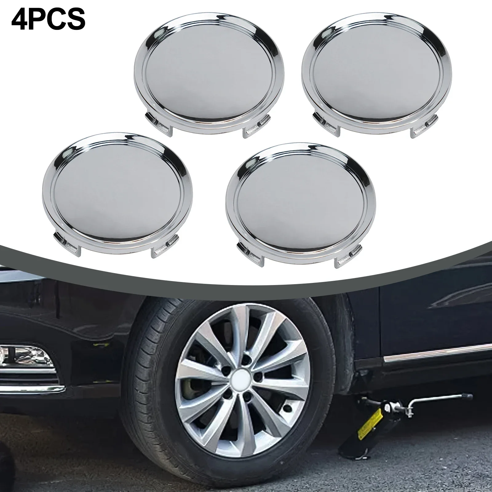 4pcs Car Wheels Center Cap 75mm OD Hub Cap Universal ABS Plastic Chrome Silver Car Wheel Decorate Cap Replacement
4pcs Car Wheels Center Cap 75mm OD Hub Cap Universal ABS Plastic Chrome Silver Car Wheel Decorate Cap Replacement