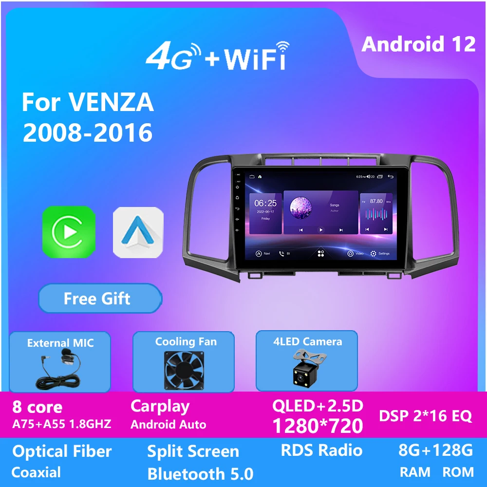 Автомагнитола на Android для TOYOTA VENZA 2008-2016, мультимедийный Головной блок с GPS-навигацией
Автомагнитола на Android для TOYOTA VENZA 2008-2016, мультимедийный Головной блок с GPS-навигацией