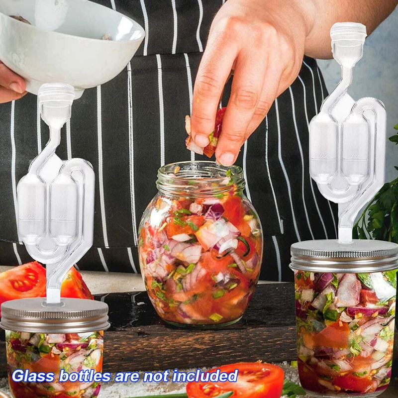 70/87mm Wide Mouth Mason Jar Fermentation Lid Air Valve Set Mason Jar Fermenting Lid Fermentation Kit For Fermentation Air Valve
70/87mm Wide Mouth Mason Jar Fermentation Lid Air Valve Set Mason Jar Fermenting Lid Fermentation Kit For Fermentation Air Valve