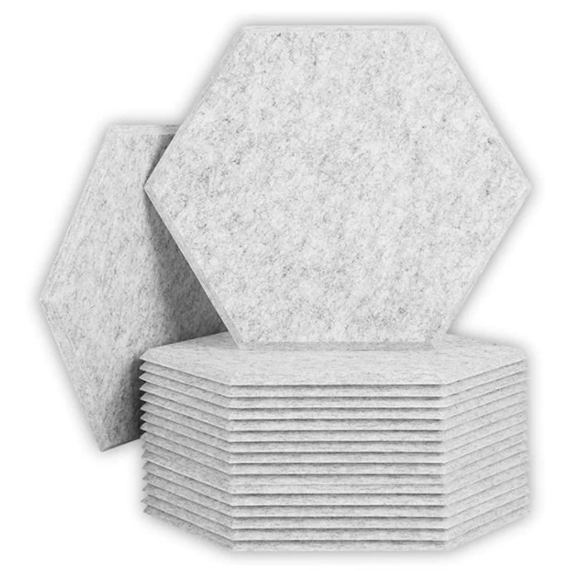 

18 Pack Acoustic Panels Sound Proof Padding,Hexagon Sound Dampening Panels For Home,Sound Insulation &Acoustic Treatment