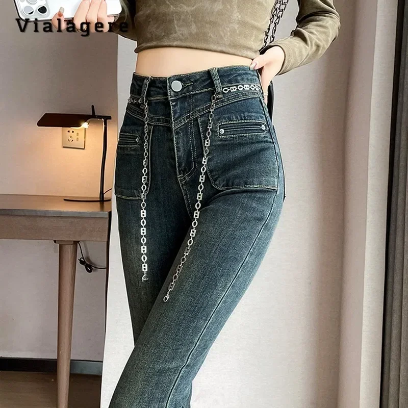 Korean Y2K Sexy High Waist Flared Jeans 2023 Autumn Winter Women's Vintage Slim Fit Pants Streetwear Style Denim Trouser
Korean Y2K Sexy High Waist Flared Jeans 2023 Autumn Winter Women's Vintage Slim Fit Pants Streetwear Style Denim Trouser