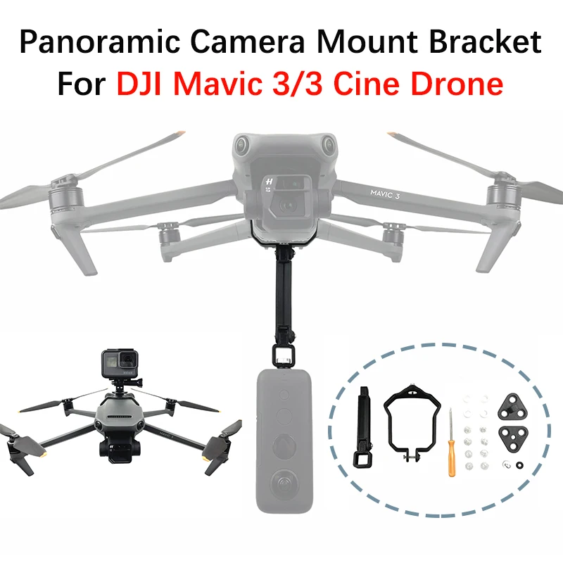 For DJI Mavic 3/3 Cine Drone Panoramic Camera Top Mount Bracket Sports Camera Hang Adapter Shock Absorption Holder Accessories
For DJI Mavic 3/3 Cine Drone Panoramic Camera Top Mount Bracket Sports Camera Hang Adapter Shock Absorption Holder Accessories