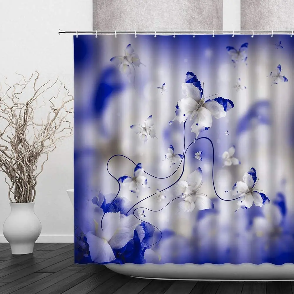Butterfly Flower Shower Curtain Teal Irises Spring Flower Blue Monarch Butterflies Flying Dreamy Bath Curtains Bathroom Screens
Butterfly Flower Shower Curtain Teal Irises Spring Flower Blue Monarch Butterflies Flying Dreamy Bath Curtains Bathroom Screens