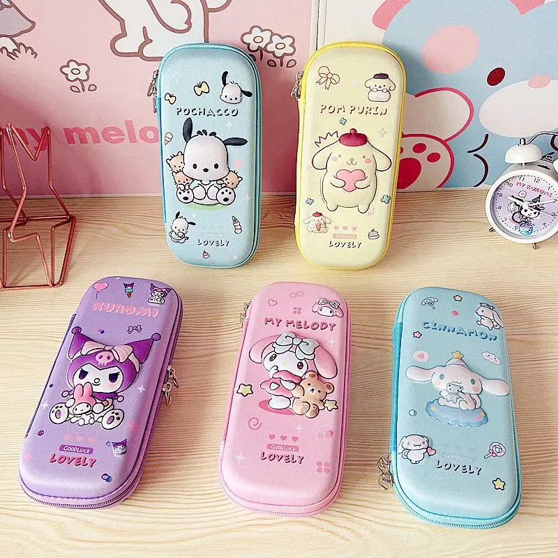 Hello Kitty Pencil Case Sanrio Kuromi My Melody Stationery Gel Pen Ruler Storage Bag High Capacity Frosted Girl Birthday Gift
Hello Kitty Pencil Case Sanrio Kuromi My Melody Stationery Gel Pen Ruler Storage Bag High Capacity Frosted Girl Birthday Gift