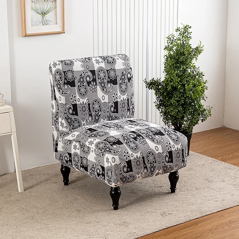 Elastic Armless Accent Chair Cover Single Sofa Stool Slipcover Accent Stretch Slipper Chair Covers Couch Protector Cover
Elastic Armless Accent Chair Cover Single Sofa Stool Slipcover Accent Stretch Slipper Chair Covers Couch Protector Cover