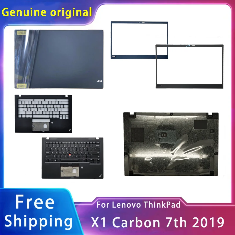 New For Lenovo ThinkPad X1 Carbon 7th 2019;Replacemen Laptop Accessories Lcd Back Cover/Palmrest /Bottom/Keyboard With LOGO
New For Lenovo ThinkPad X1 Carbon 7th 2019;Replacemen Laptop Accessories Lcd Back Cover/Palmrest /Bottom/Keyboard With LOGO