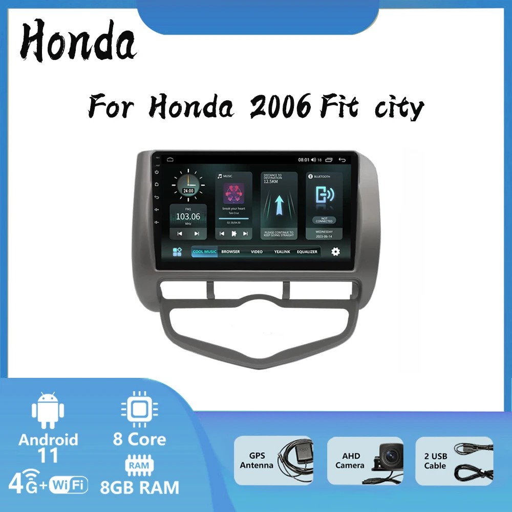 Android car radio multimedia player touch HD large screen navigation GPS 4GHZ Bluetooth for Honda 06FIT right hand drive
Android car radio multimedia player touch HD large screen navigation GPS 4GHZ Bluetooth for Honda 06FIT right hand drive