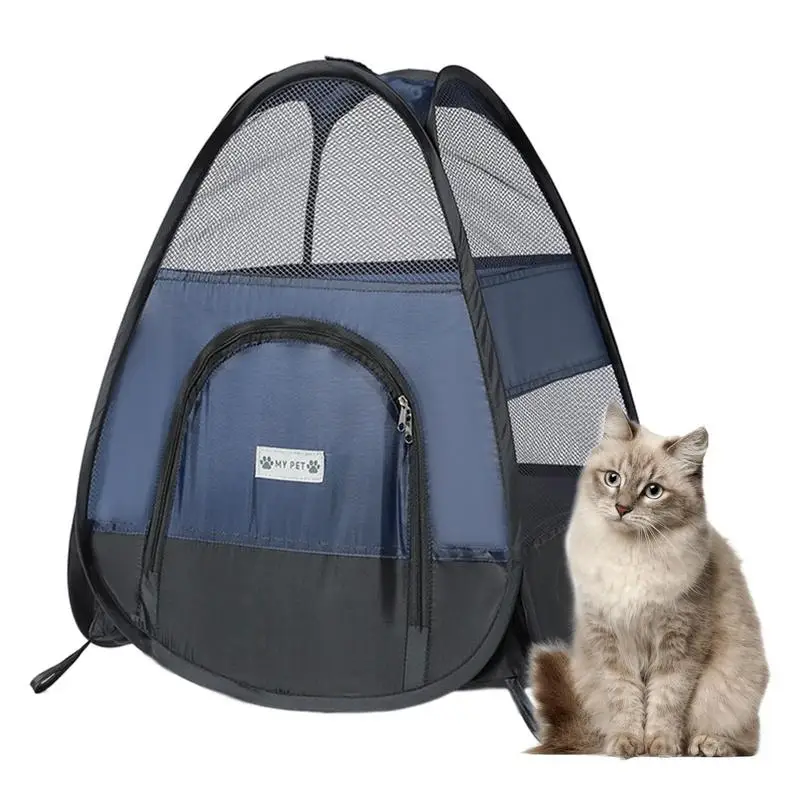 

Cat Tent Dog Camping Tent Detachable Tent Breathable Nest With Grid Window Design Strong Construction Ideal For Rabbit Cat Duck