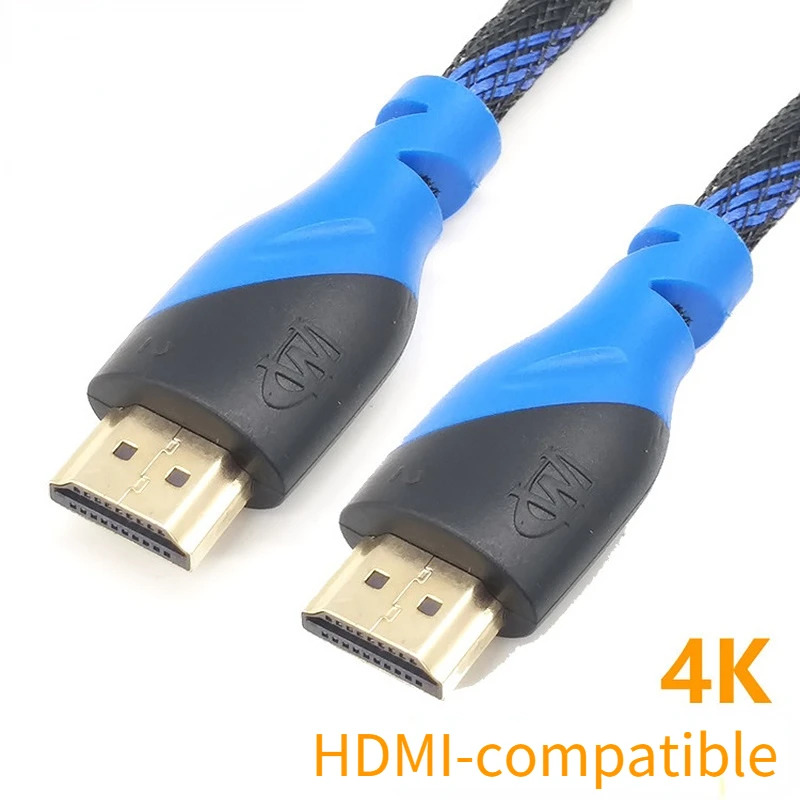 

New HDMI-compatible Genuine Authorization Connecting Line Braided Cable V1.4 AV HD 3D for PS3 Xbox HDTV 1.8M for PlayStation 3