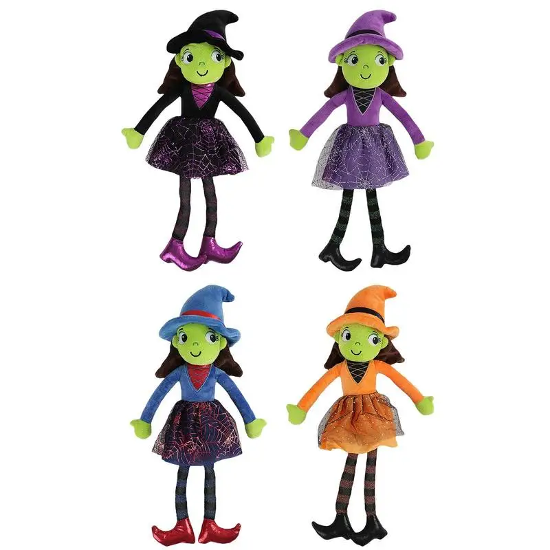 

Witch Doll Halloween Plush Dolls Decoration Toys Ghost Drop Ornament Para Fiestas Cute Plush Toy Skin-friendly Witch forBabyGirl