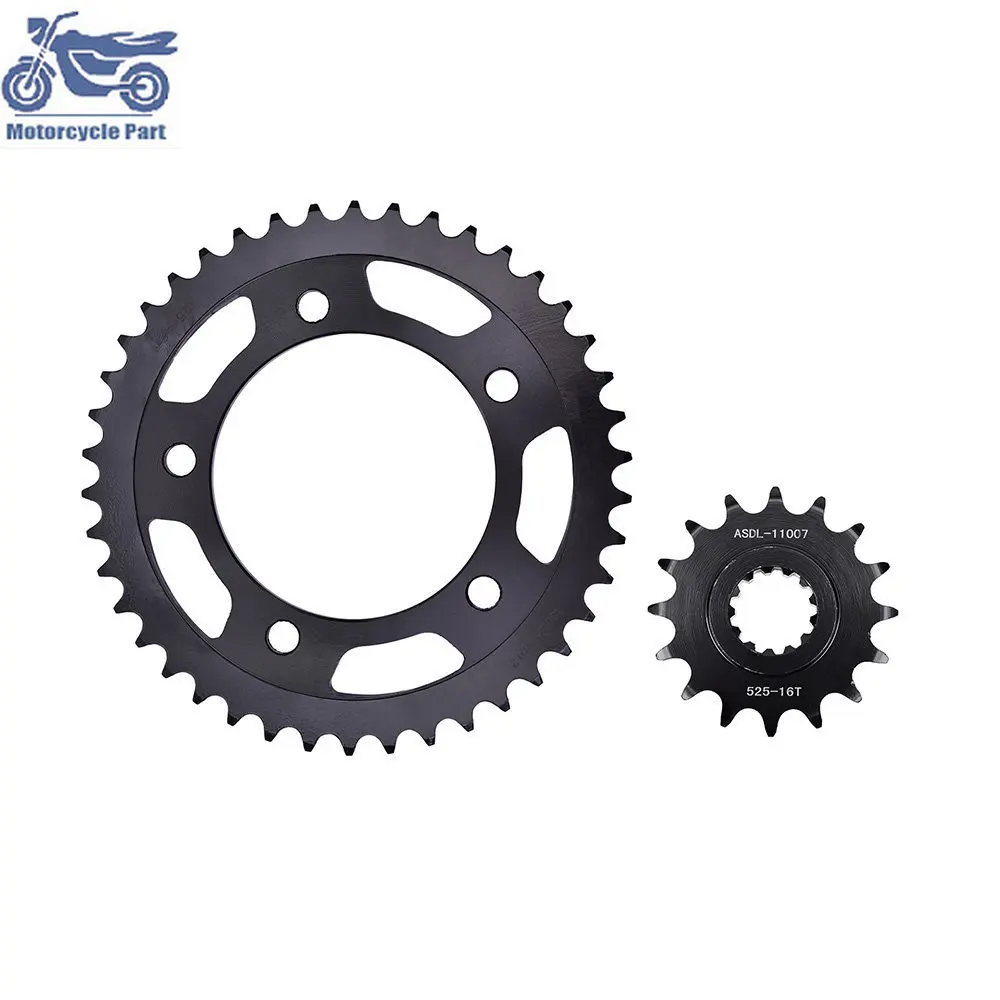 525-16T 42T 16 42 Tooth DriveFront Rear Sprocket Gear Wheel Cam For Honda CBR650 CBR650F CBR650FA 14-18 CBR650R 19 2020 CBR 650
525-16T 42T 16 42 Tooth DriveFront Rear Sprocket Gear Wheel Cam For Honda CBR650 CBR650F CBR650FA 14-18 CBR650R 19 2020 CBR 650