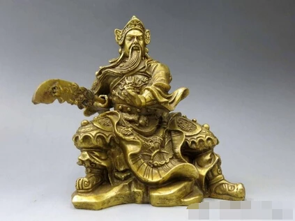 Copper Brass CHINESE crafts Asian Elaborate Chinese Guan Gong Guan Yu warrior figurine statue
Copper Brass CHINESE crafts Asian Elaborate Chinese Guan Gong Guan Yu warrior figurine statue