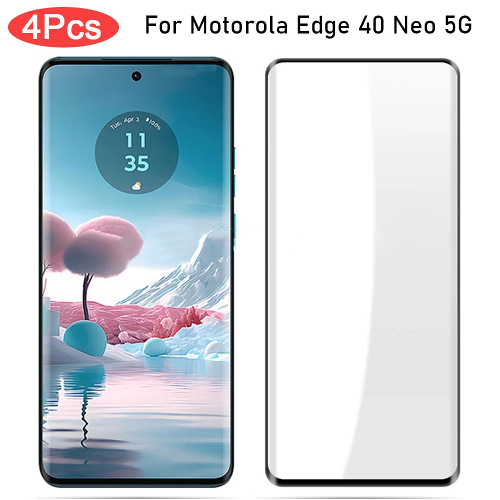 3D Curved Edge Tempered Glass For Motorola Edge 40 Neo 5G 40 Pro 40pro 4PCS Full Coverage Screen Protector Clear Protective Film
3D Curved Edge Tempered Glass For Motorola Edge 40 Neo 5G 40 Pro 40pro 4PCS Full Coverage Screen Protector Clear Protective Film
