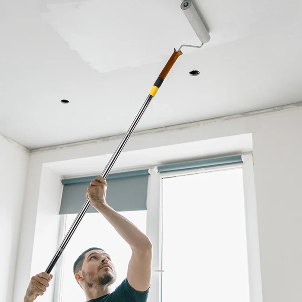 Stainless Steel Telescopic Paint Roller Extension Pole 1.1m Detachable Cleaning Rod Painting Handle Tools 4 Sections
Stainless Steel Telescopic Paint Roller Extension Pole 1.1m Detachable Cleaning Rod Painting Handle Tools 4 Sections