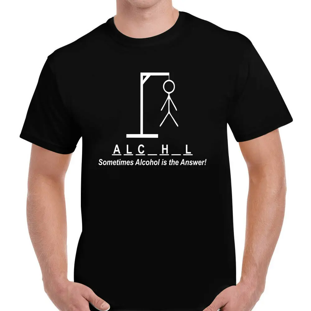 Sometimes Alcohol Is The Answer. Funny Design Drinks Alcohol T-Shirt. Summer Cotton Short Sleeve O-Neck Mens T Shirt New S-3XL 
Sometimes Alcohol Is The Answer. Funny Design Drinks Alcohol T-Shirt. Summer Cotton Short Sleeve O-Neck Mens T Shirt New S-3XL