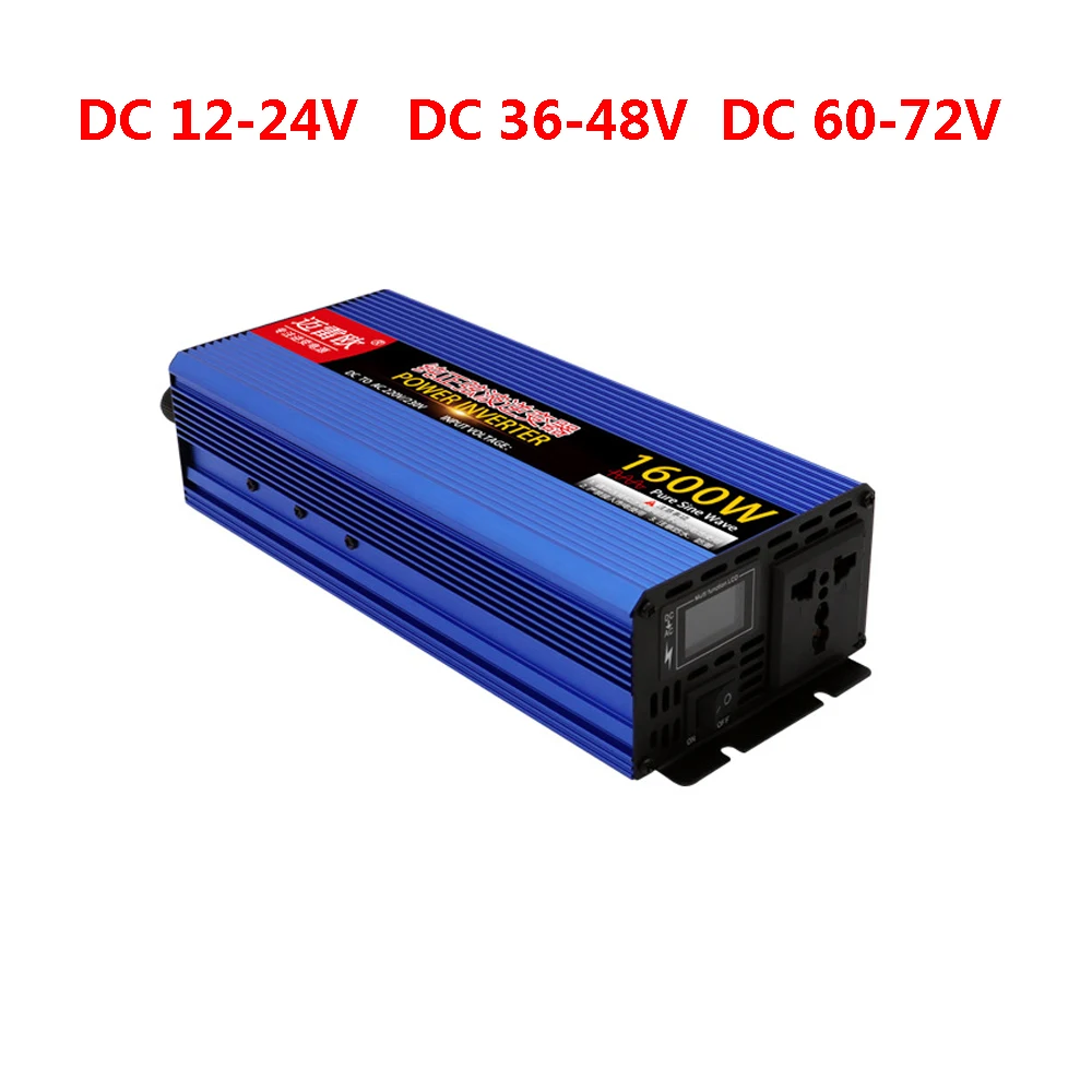 Инвертор немодулированного синусоидального сигнала на солнечной батарее, 12-24 В, 48-60 В, 60-72 в, широкое Универсальное напряжение до 220 В, Высокая Мощность 1600 Вт, 2500 Вт, 3000 Вт, дисплей
Инвертор немодулированного синусоидального сигнала на солнечной батарее, 12-24 В, 48-60 В, 60-72 в, широкое Универсальное напряжение до 220 В, Высокая Мощность 1600 Вт, 2500 Вт, 3000 Вт, дисплей