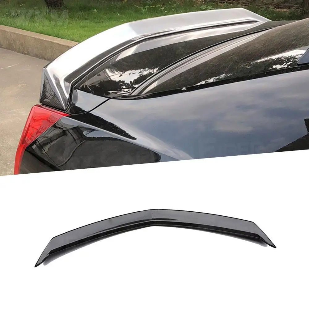 

Carbon Fiber Car Rear Trunk Spoiler Boot Lip Wing Spoiler for Cadillac ATS Sedan 4 Door 2015 - 2019 Rear Trunk Wings FRP Bumper