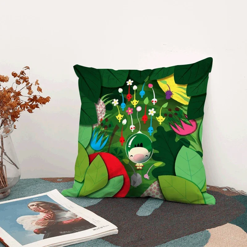Pillowcase Double Printed P-PIKMIN Home Decoration Pillowcase Sofa Bed Cushion Cover Seat Short Plush Back Cover 45x45cm
Pillowcase Double Printed P-PIKMIN Home Decoration Pillowcase Sofa Bed Cushion Cover Seat Short Plush Back Cover 45x45cm