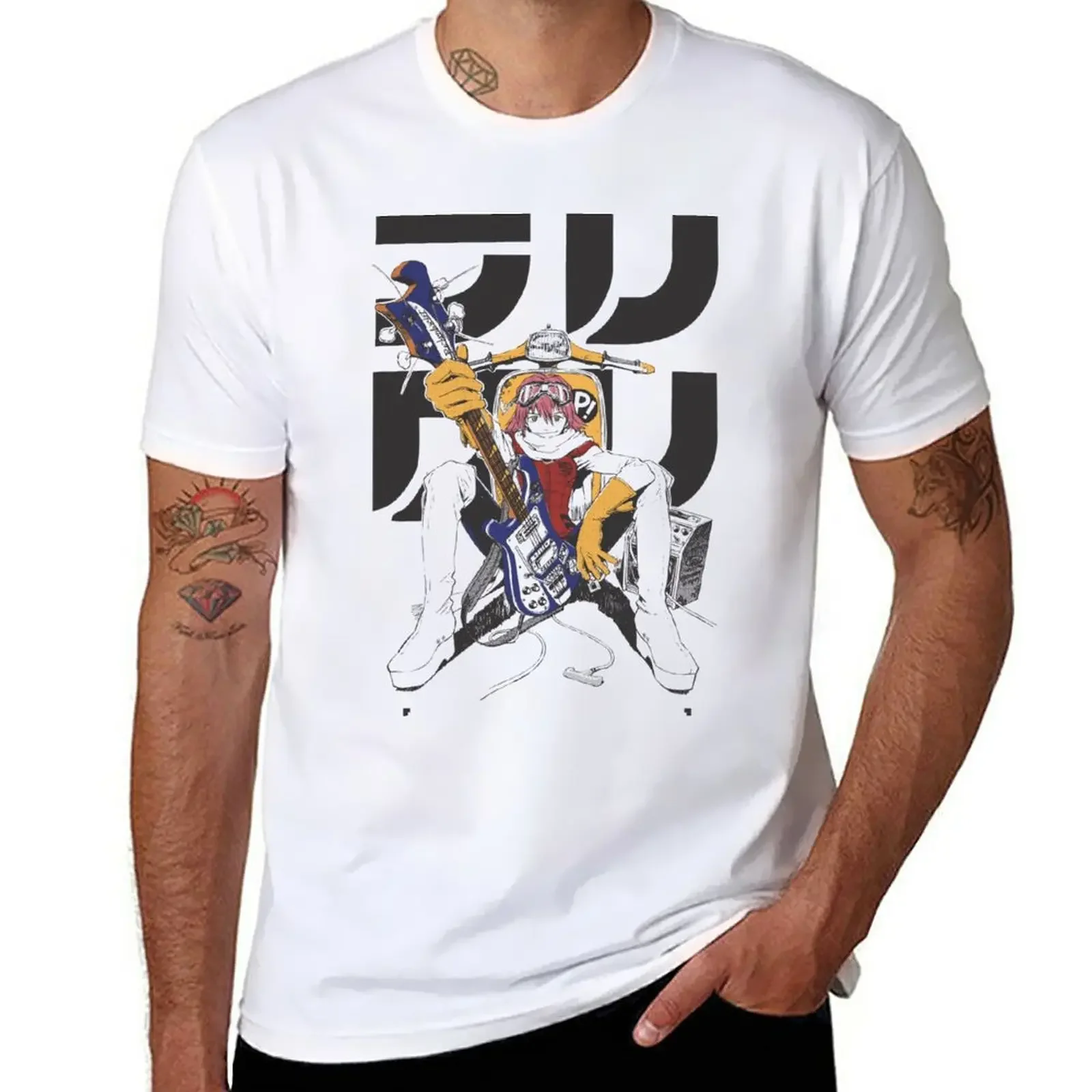 FLCL - Fooly Cooly T-Shirt summer clothes summer tops vintage customs designer t shirt men
FLCL - Fooly Cooly T-Shirt summer clothes summer tops vintage customs designer t shirt men