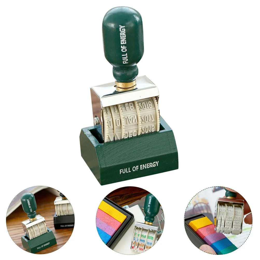 Date Stamp School Stationery Roller Knob Diary Seal Craft Making Postage Stamps Korean
Date Stamp School Stationery Roller Knob Diary Seal Craft Making Postage Stamps Korean