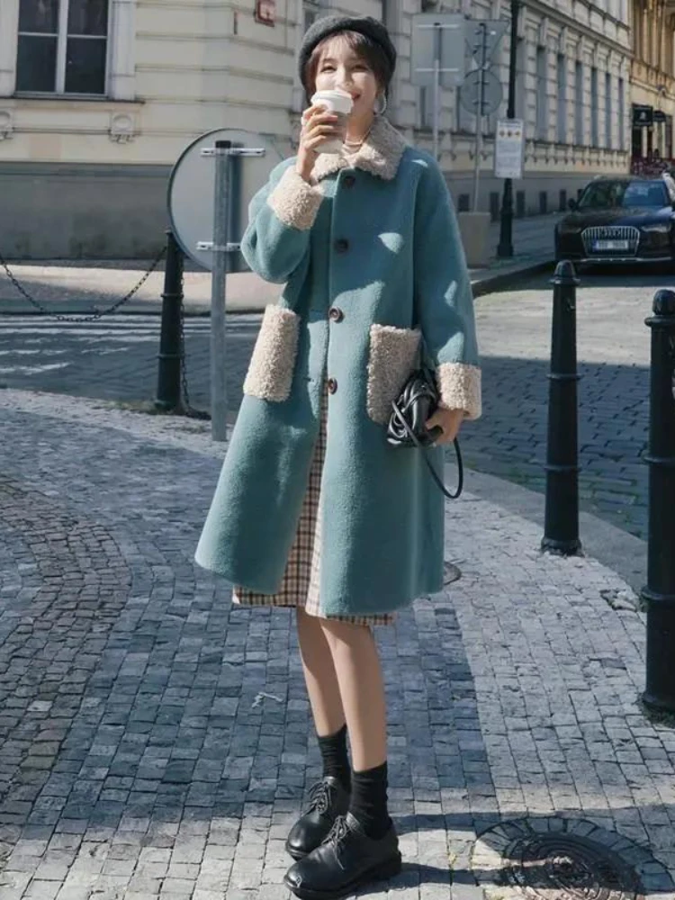 2022 New In Winter Turn-down Collar Single-breasted Slim Fit Popular Fashion Oversize Long Women's Trench Coats Free Shipping
2022 New In Winter Turn-down Collar Single-breasted Slim Fit Popular Fashion Oversize Long Women's Trench Coats Free Shipping