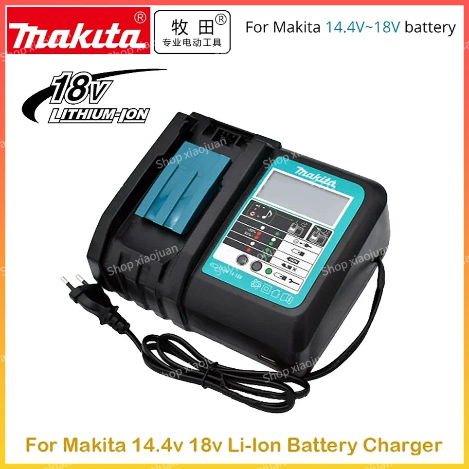 

100% Original Makita Charger 14.4V-18V DC18RC Battery Charger Makita 6000mAh Bl1830 Bl1430 BL1860 BL1890 Tool Power Charger
