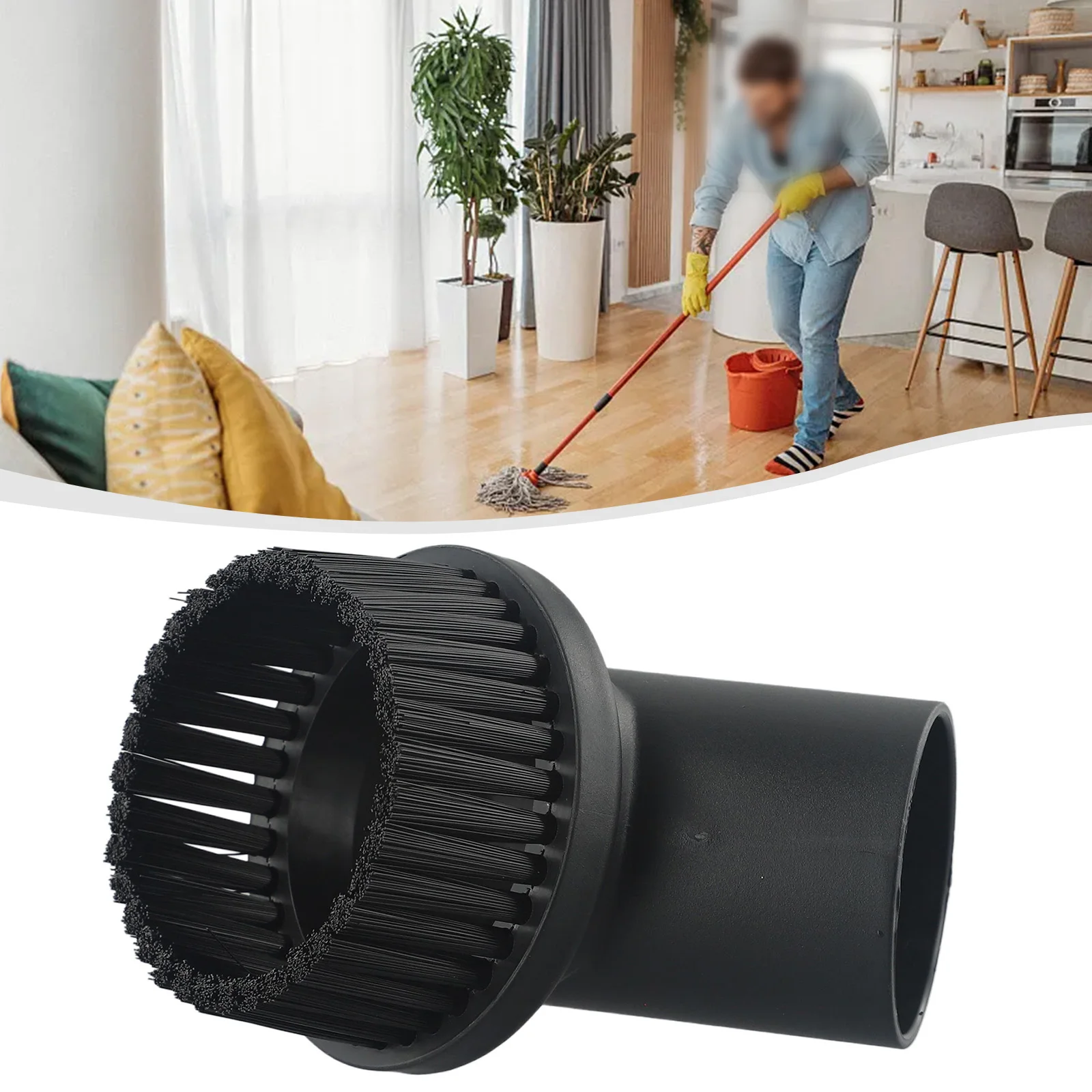 Tools Brush Head Replacement Round Tip 44mm Suction Nozzle Accessories Black PP Attachment Vacuum Cleaner Parts
Tools Brush Head Replacement Round Tip 44mm Suction Nozzle Accessories Black PP Attachment Vacuum Cleaner Parts