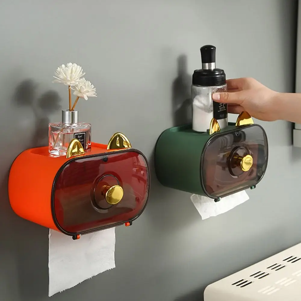 Wall Hanging Wall Tissue Box Punch-free Waterproof Tissue Paper Dispenser Caicai Cat Wall-mounted Roll Paper Holder Bedroom
Wall Hanging Wall Tissue Box Punch-free Waterproof Tissue Paper Dispenser Caicai Cat Wall-mounted Roll Paper Holder Bedroom