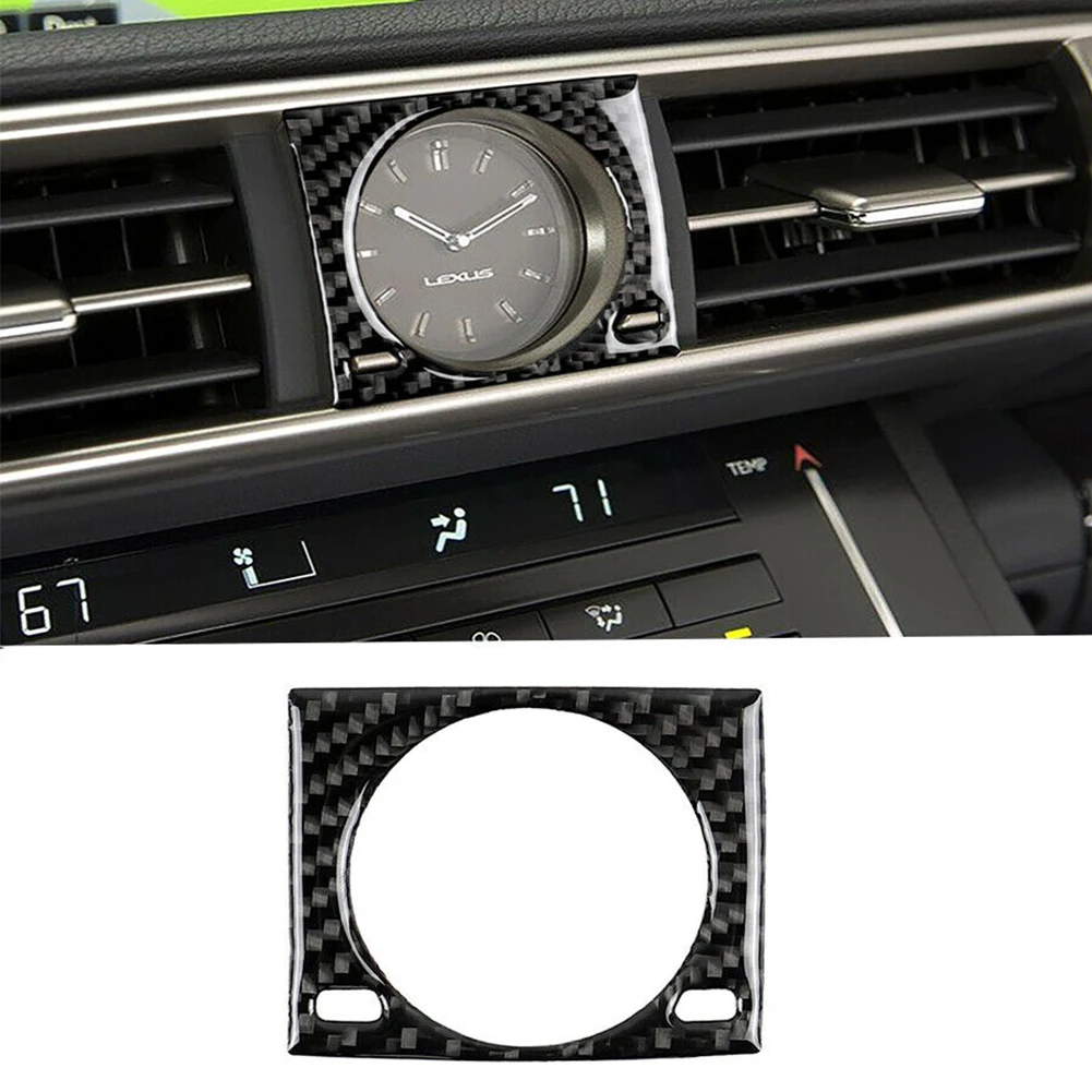 For LEXUS IS250 IS300 IS350 200T 2013-2018 2019 Carbon Fiber Center Console Clock Cover Trim Sticker Frame Decor Car Styling
For LEXUS IS250 IS300 IS350 200T 2013-2018 2019 Carbon Fiber Center Console Clock Cover Trim Sticker Frame Decor Car Styling