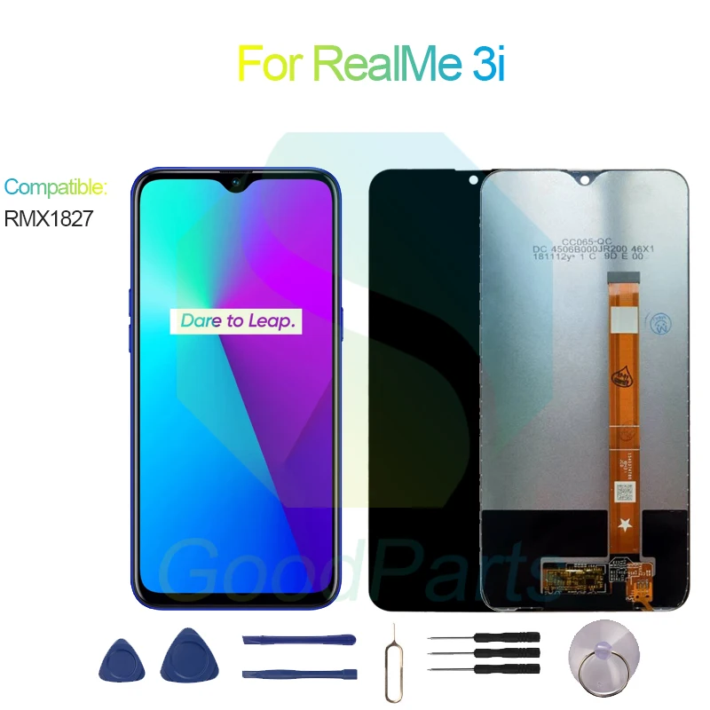 ЖК-экран для RealMe 3i, 6,22 дюйма, RMX1827, для RealMe 3i, сменный сенсорный дигитайзер в сборе
ЖК-экран для RealMe 3i, 6,22 дюйма, RMX1827, для RealMe 3i, сменный сенсорный дигитайзер в сборе
