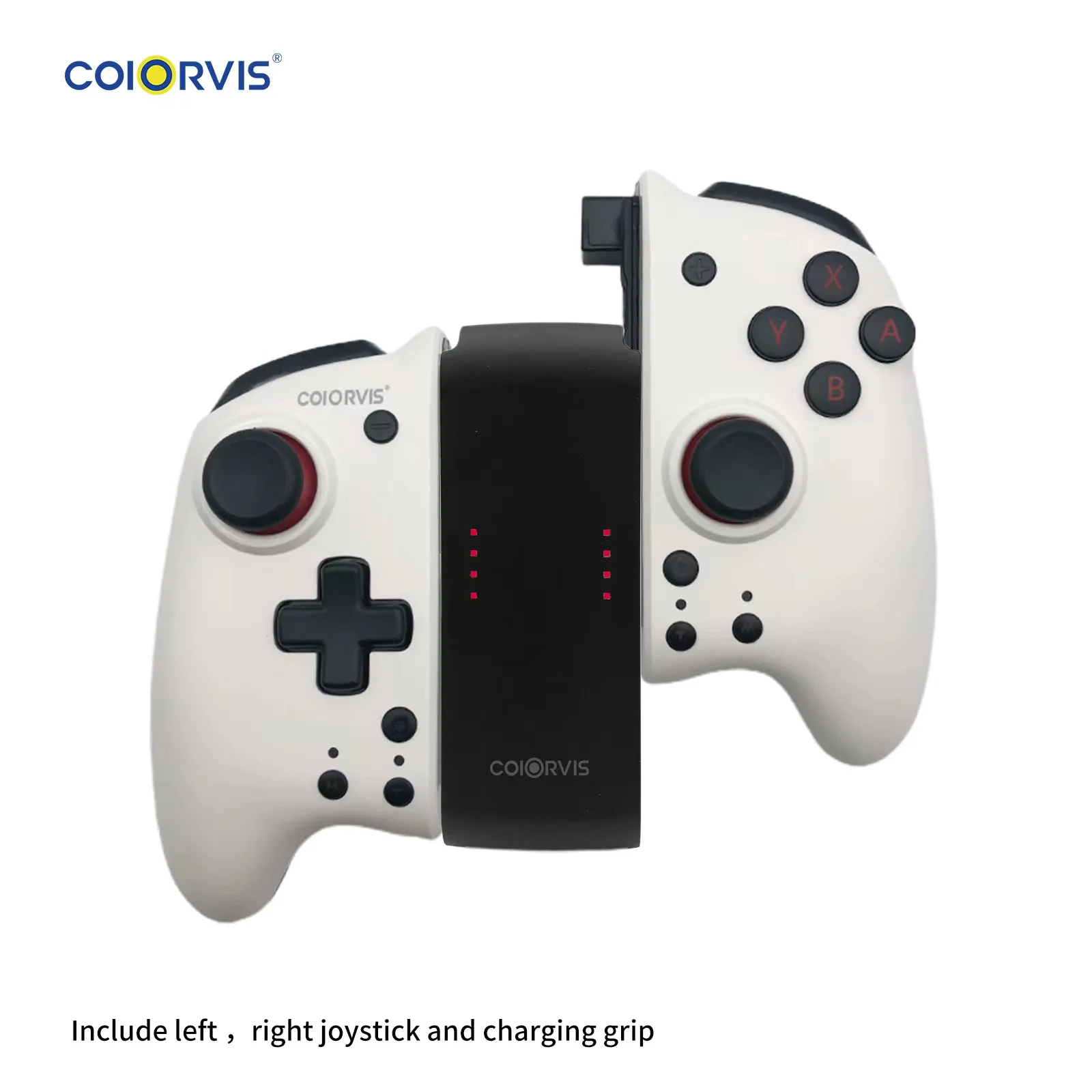 

Coiorvis Switch Controllers Joy Pad Controller for Switch/Switch OLED,Wireless Switch Controller with Motion Control/Turbo…