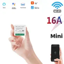 Tuya Smart Life 16A Wifi Mini Switch Smart Home Switch Module Light Timer Wifi Remote Control Alexa Google Home Voice Control
Tuya Smart Life 16A Wifi Mini Switch Smart Home Switch Module Light Timer Wifi Remote Control Alexa Google Home Voice Control