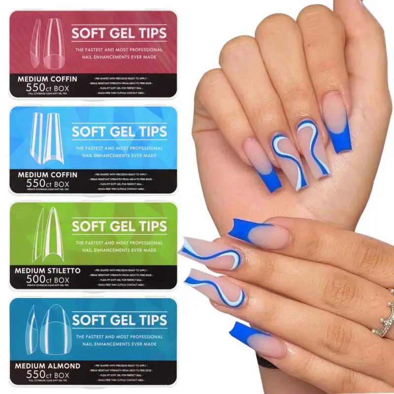 Box False Nails Acrylic Full Covera Clear Coffin Press on Nails Coffin Artificial Nails Tips for Extension Manicure Tool
Box False Nails Acrylic Full Covera Clear Coffin Press on Nails Coffin Artificial Nails Tips for Extension Manicure Tool