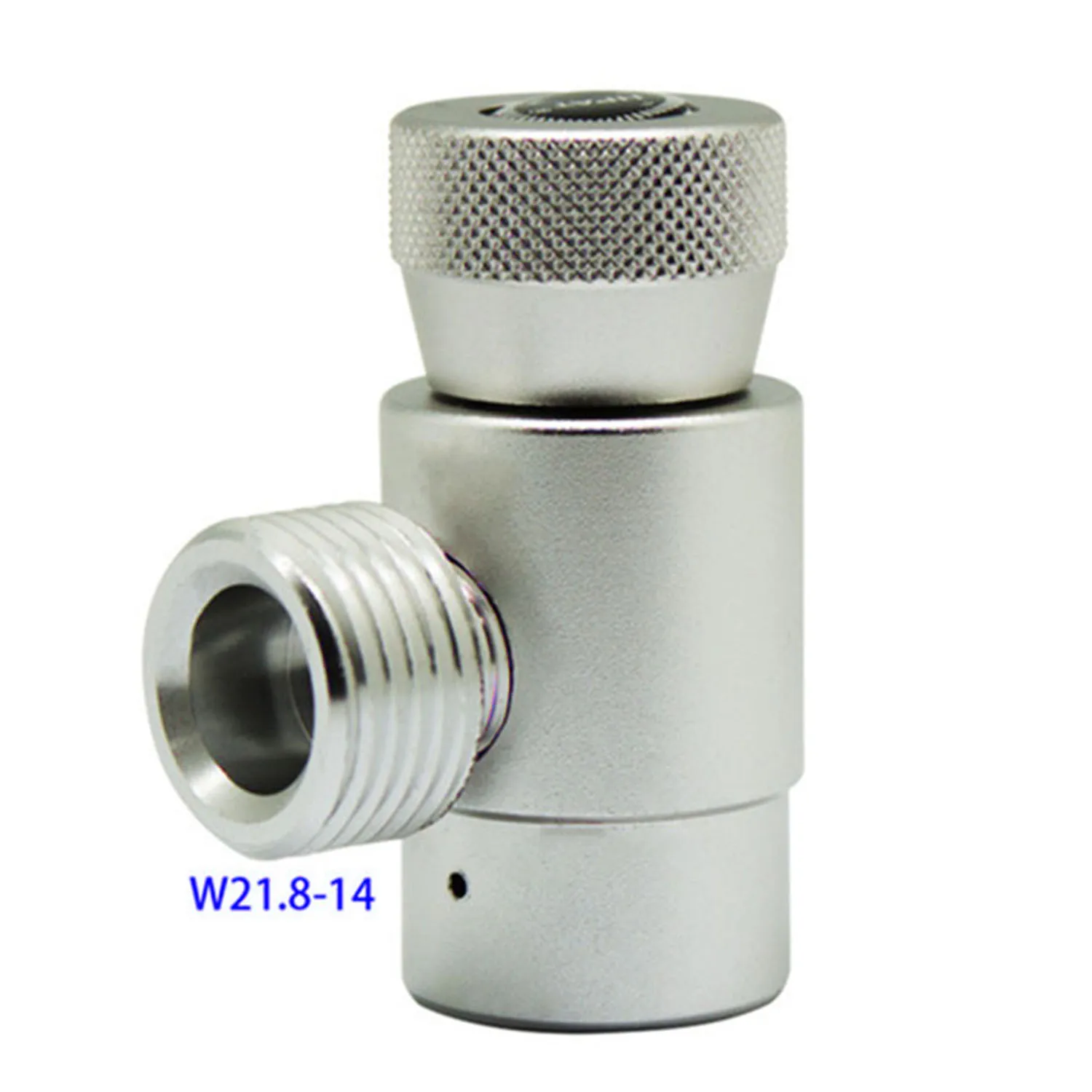 

CO2 Filling Refill Adapter Metal Connector W21.8 -14 To TR21-4 For Soda-Maker Cylinder Tank Gas Homebrew Regulator Barware Part