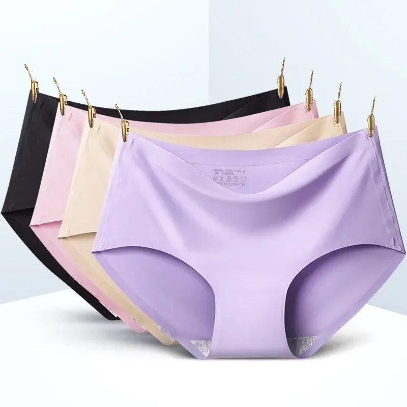 Epligg Seamless Ice Silk Intimate Panties For Women Comfort Briefs Mid-waist Multiple Color Options Size M-2XL Lingerie 
Epligg Seamless Ice Silk Intimate Panties For Women Comfort Briefs Mid-waist Multiple Color Options Size M-2XL Lingerie